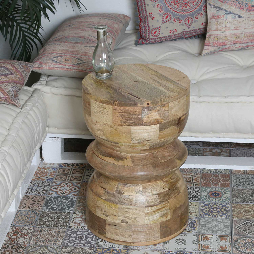 Oriental Milano stool, natural