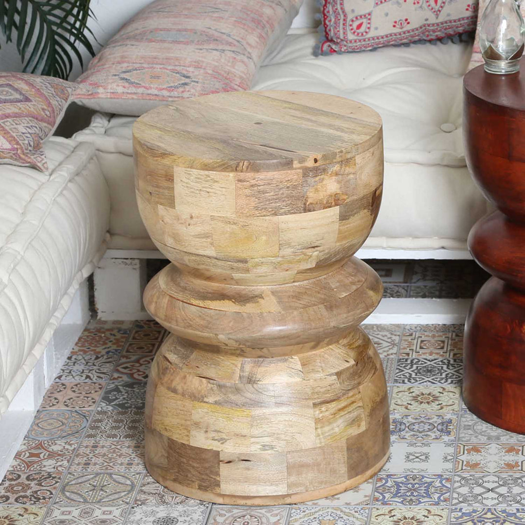 Oriental Milano stool, natural