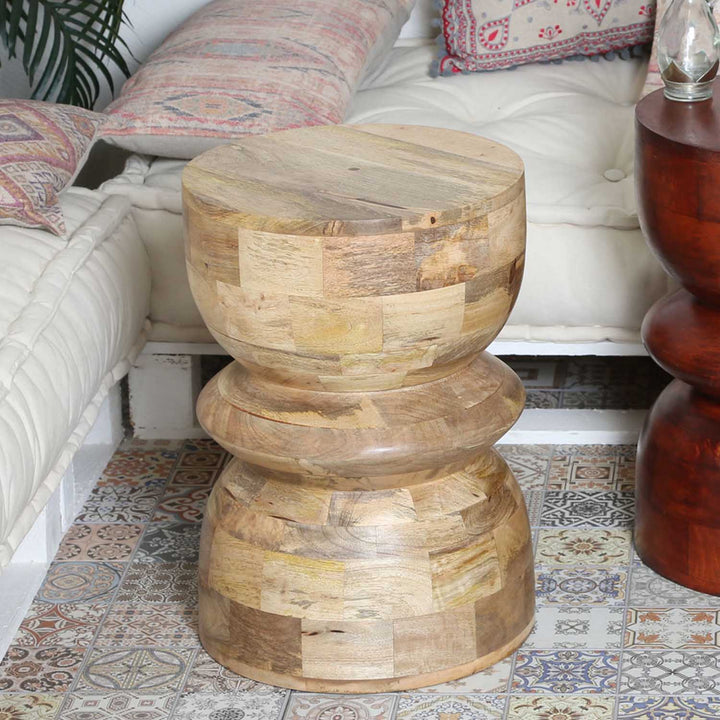 Oriental Milano stool, natural