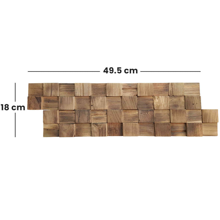 Wood wall paneling Natural Cube
