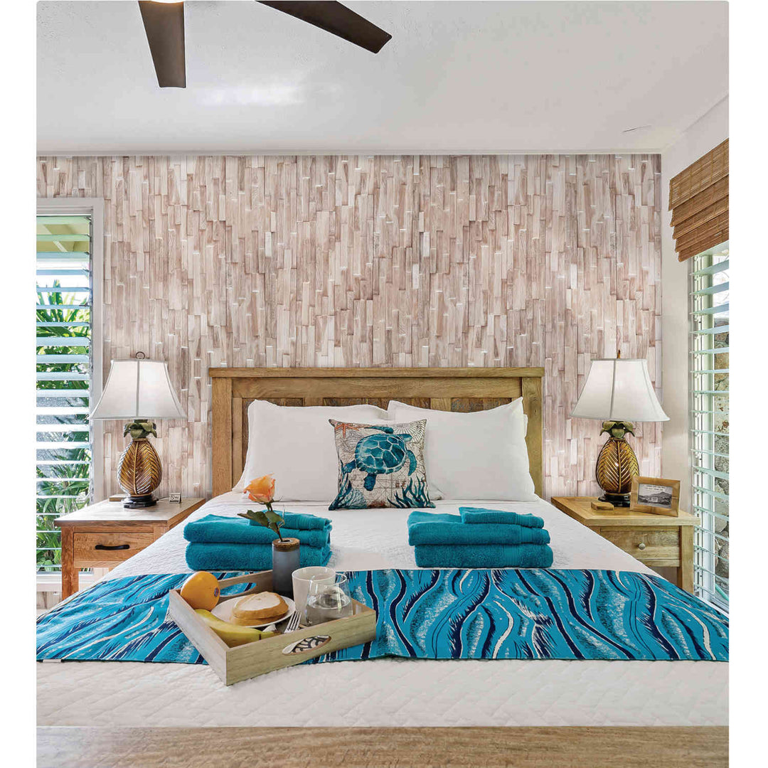 Wood wall paneling New Wave