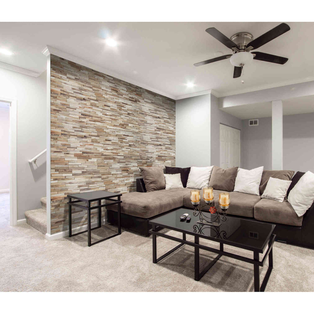Wood wall paneling Smooth Wave