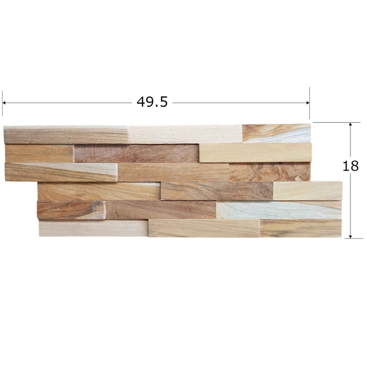 Wood wall paneling Smooth Wave