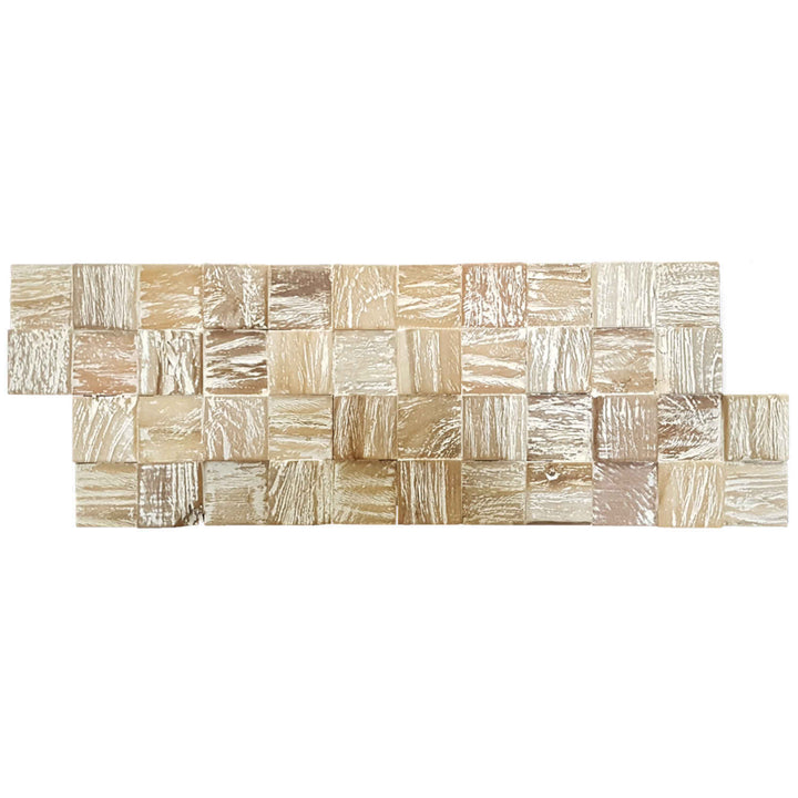 Wood wall paneling White Washed Cube