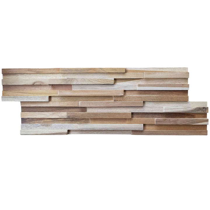 Wood wall paneling Natural Ripple