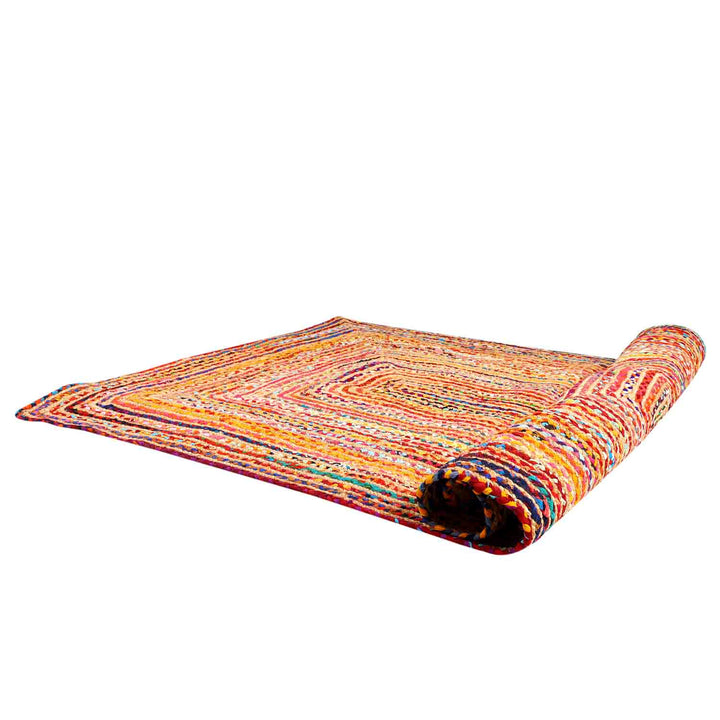 Jute rug Esha colorful