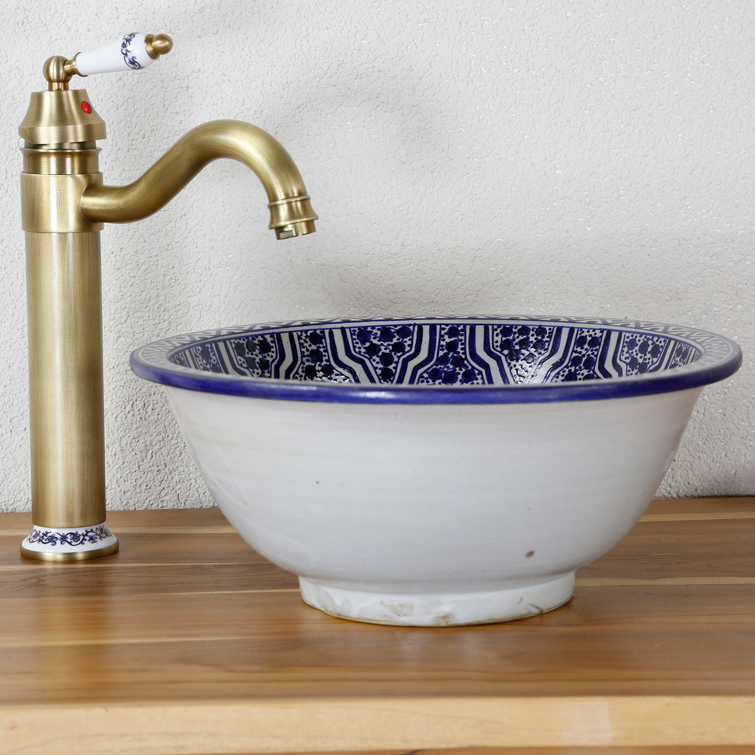 Hand-painted sink