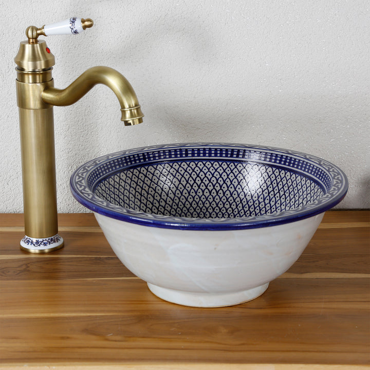 Countertop sink for guest bathroom