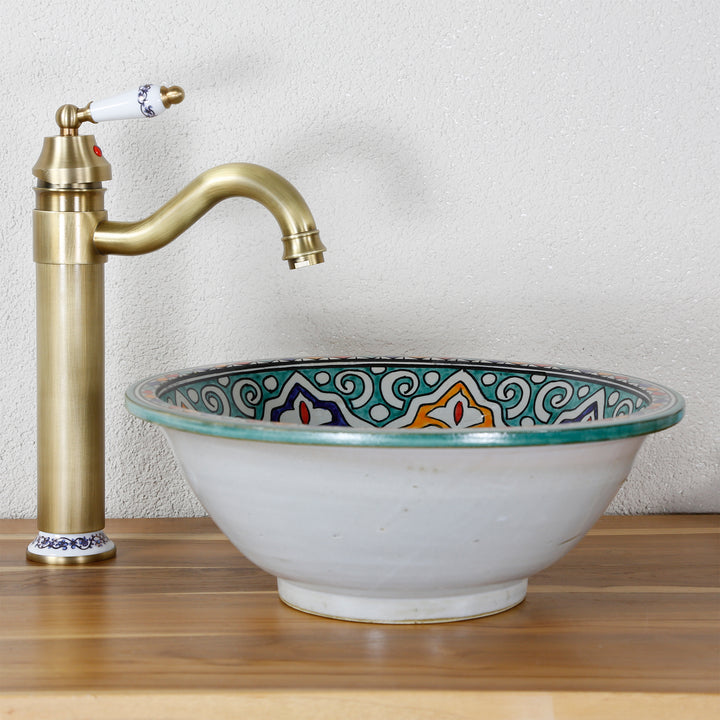 Small round sink