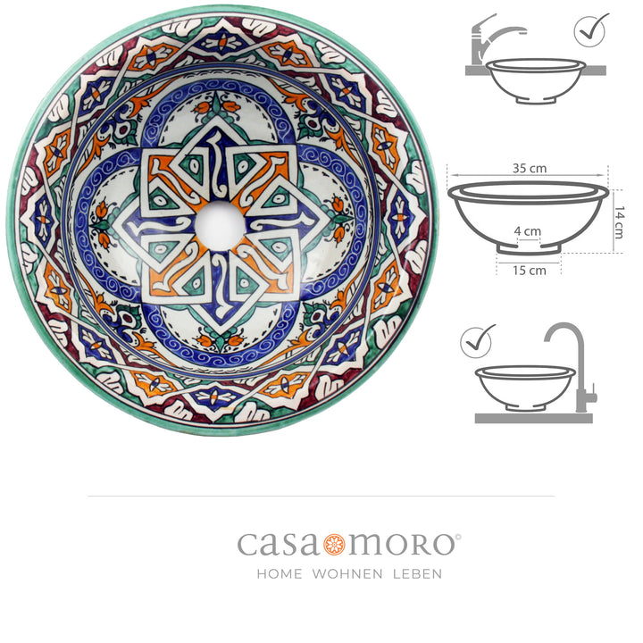Ceramic wash bowl