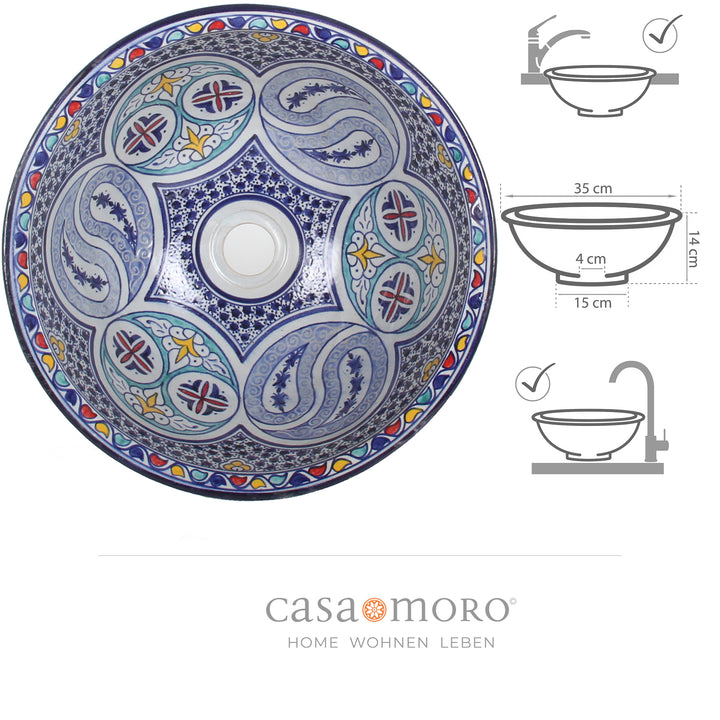 Moroccan washbasin