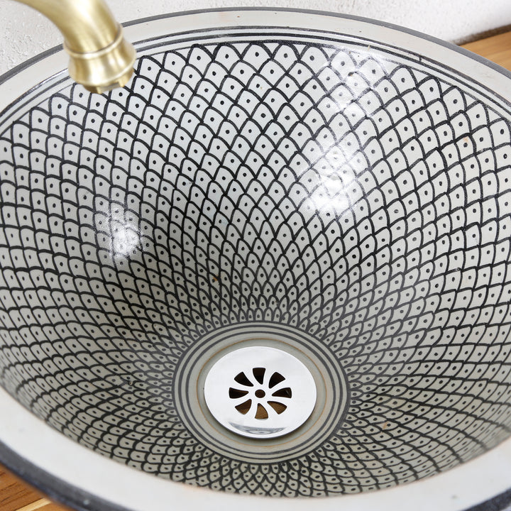 Black sink