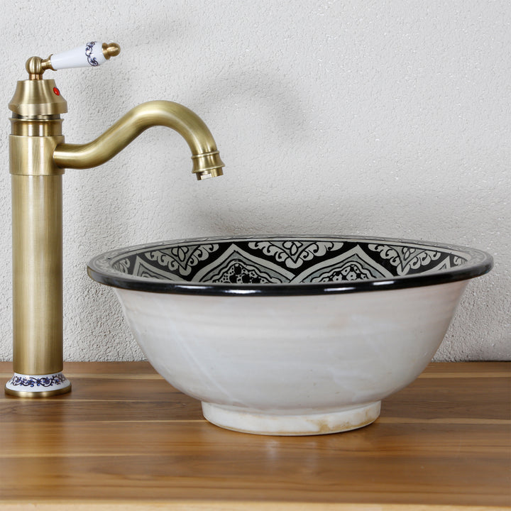 Black sink