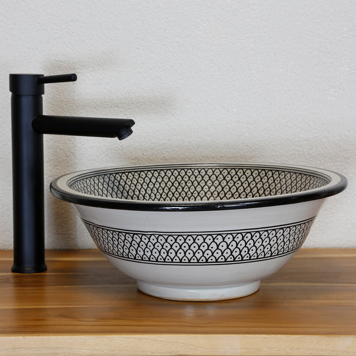 Black sink