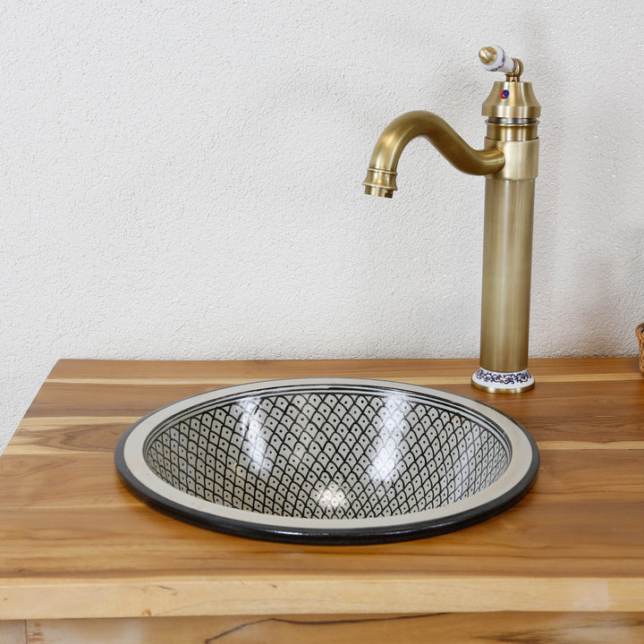 Black sink