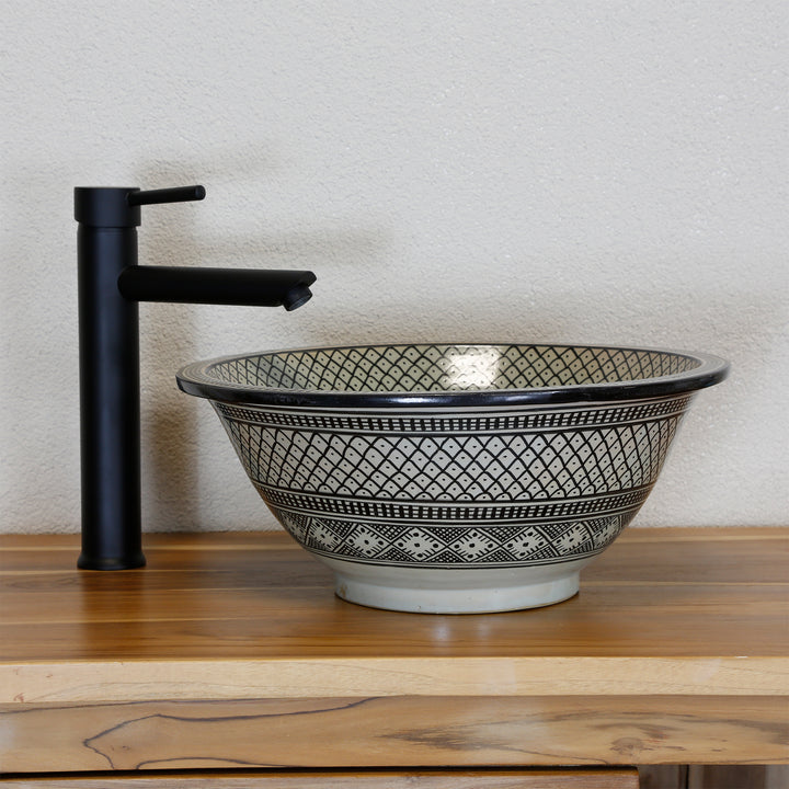 Black sink