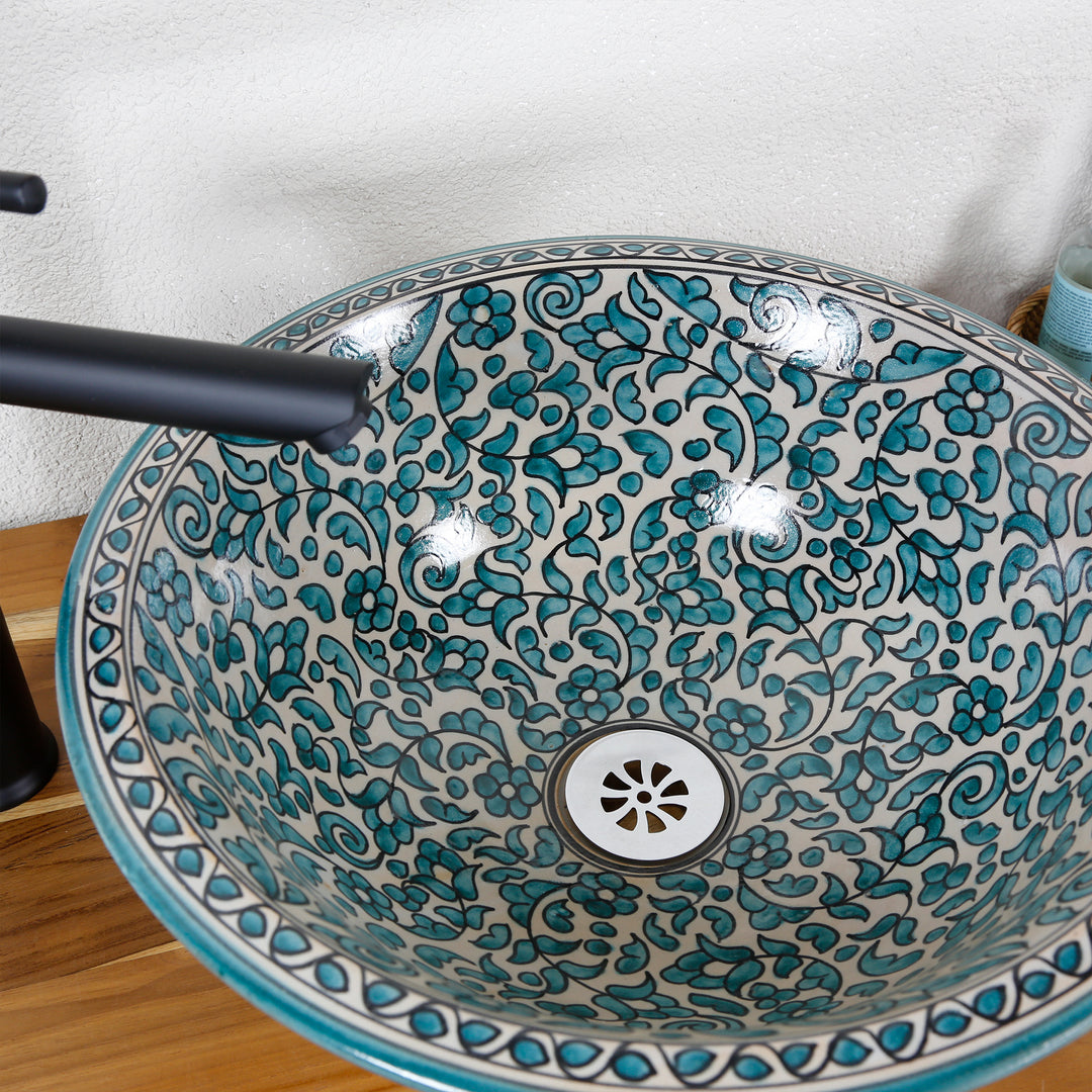 Countertop sink, round, 40 cm