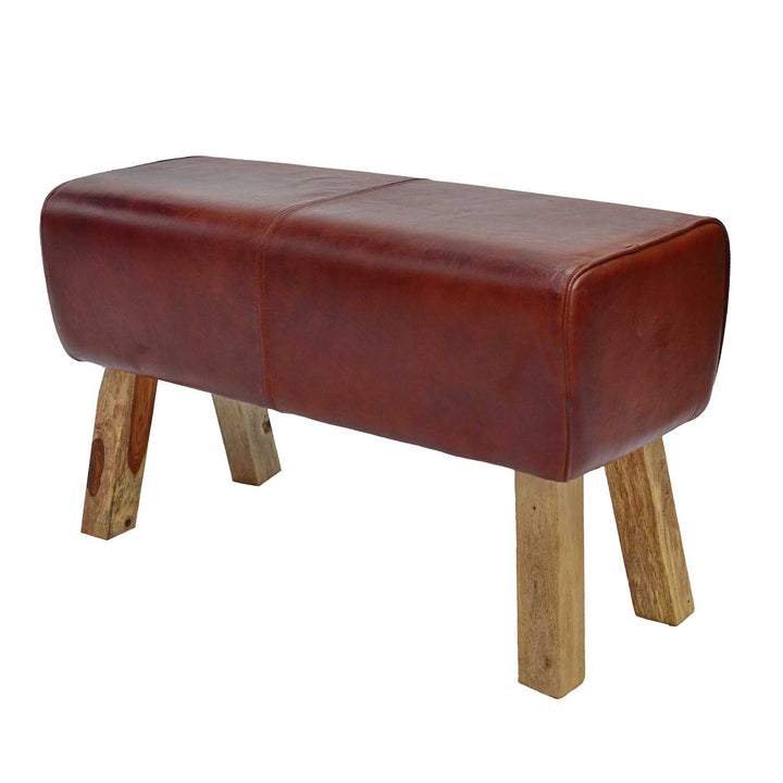 Genuine leather bench seat Vinod