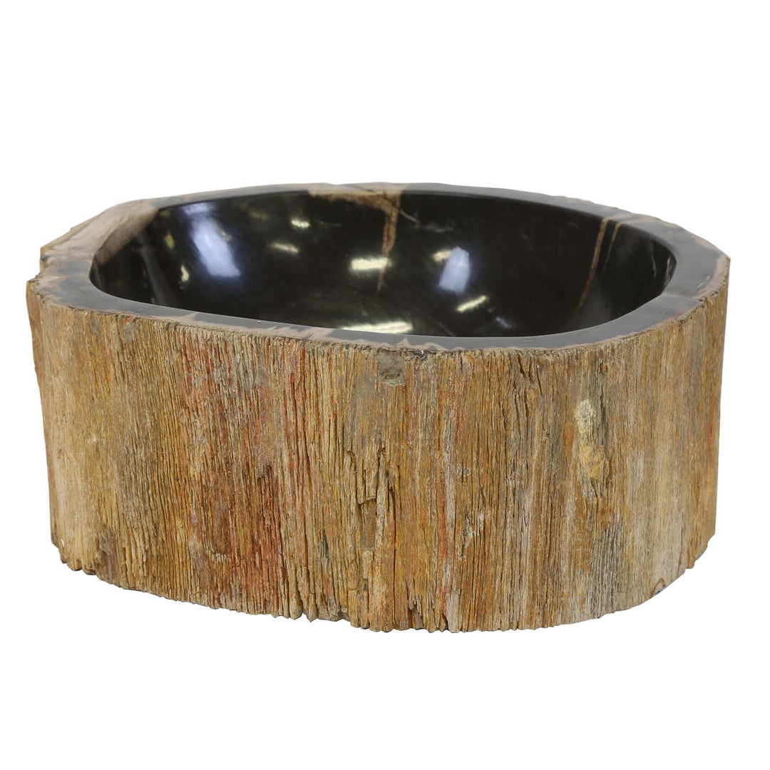 Fossilized wood washbasin Olivia