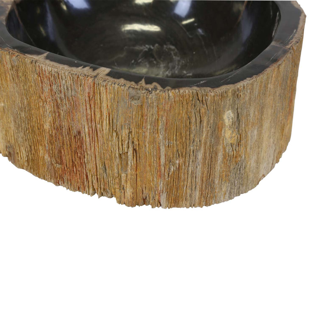Fossilized wood washbasin Olivia