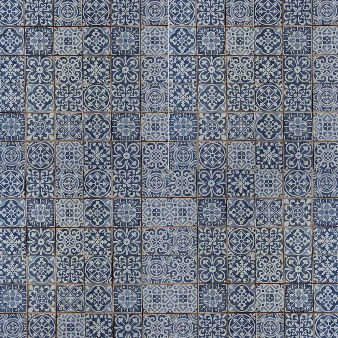 Moroccan tiles Rahel Blue Patchwork