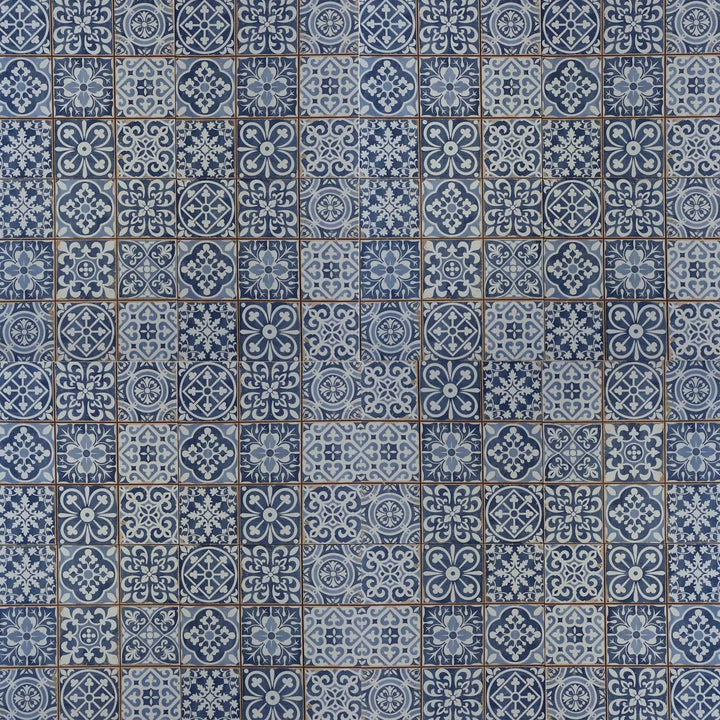 Moroccan tiles Rahel Blue Patchwork
