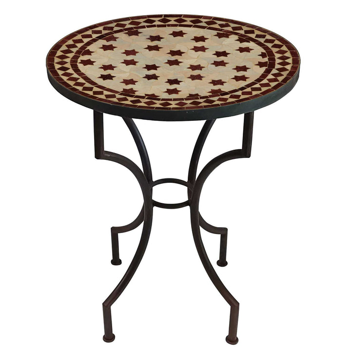 Mosaic table from Morocco - Round - M60-27