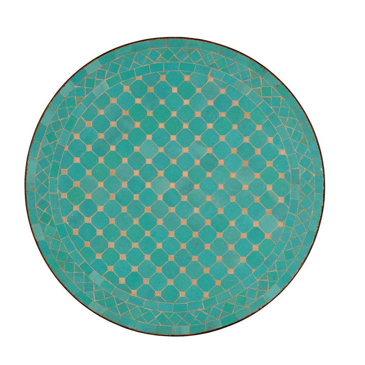 Mosaic table from Morocco - Round -M60-11