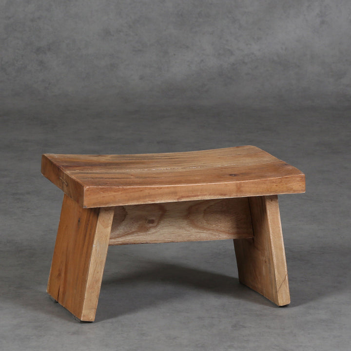 Teak wood stool Paolo