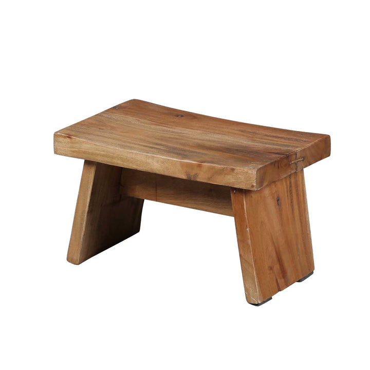 Teak wood stool Paolo