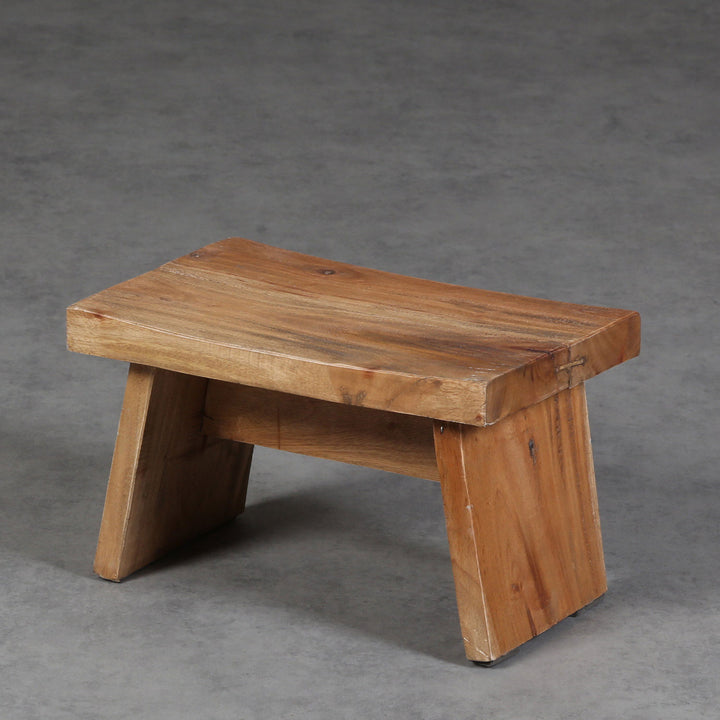 Teak wood stool Paolo