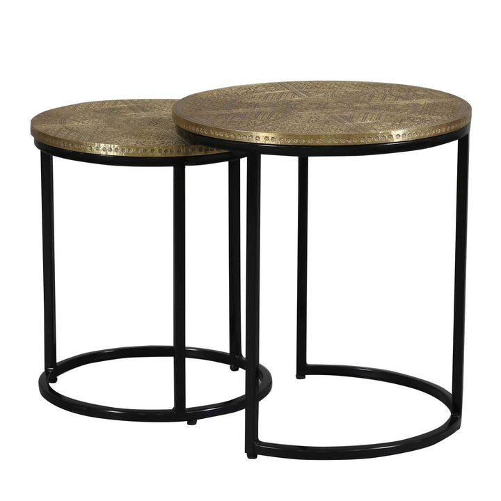 Oriental nesting table Hanane set of 2