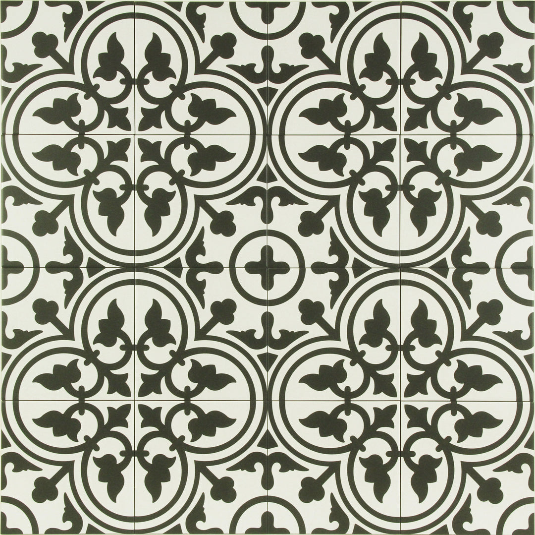 Oriental tiles Flavie Blanc