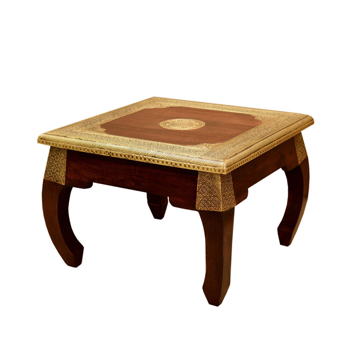 Oriental opium tables, brass, S&M