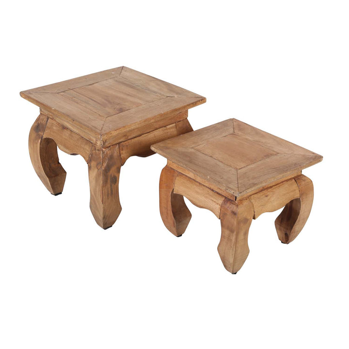 Oriental opium tables Nature Set of 2