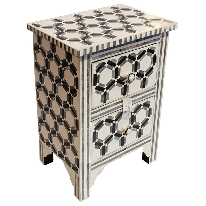 Oriental chest of drawers Rama with bone inlays