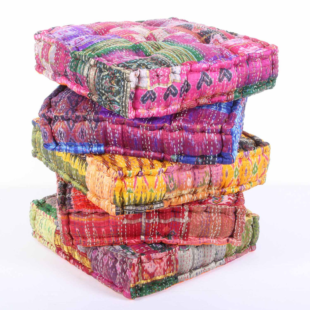 Kanthara patchwork seat cushion