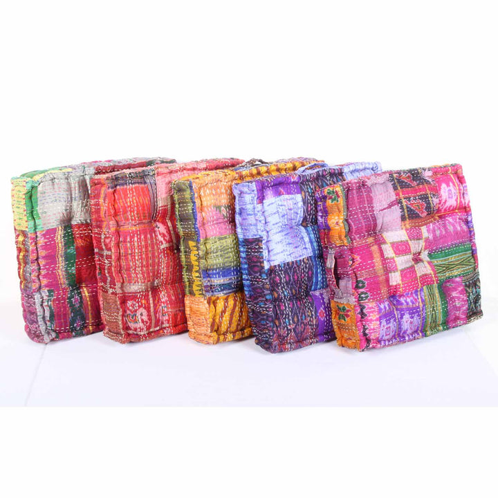 Kanthara patchwork seat cushion