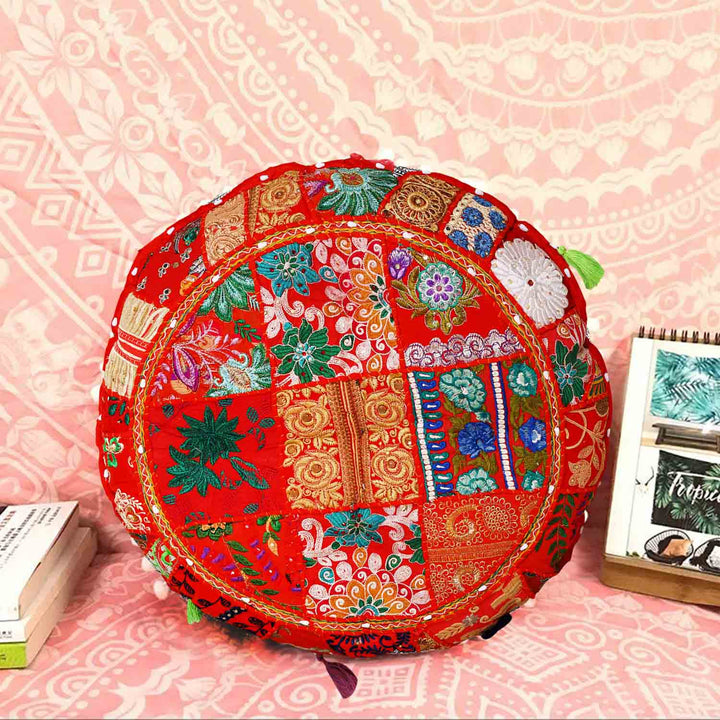 Patchwork yoga cushion Lali