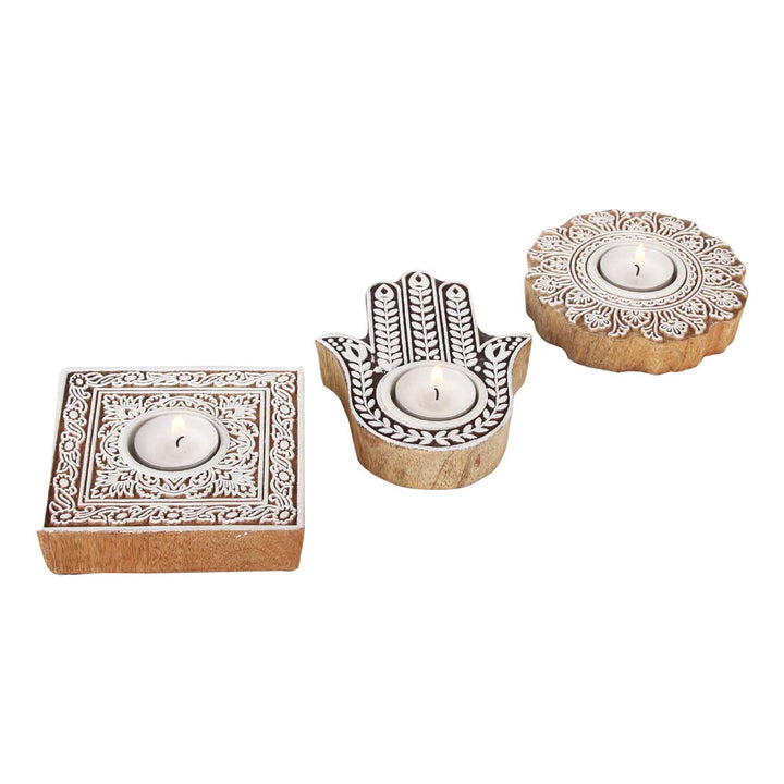Sahra Oriental Tealight Holder Set of 3