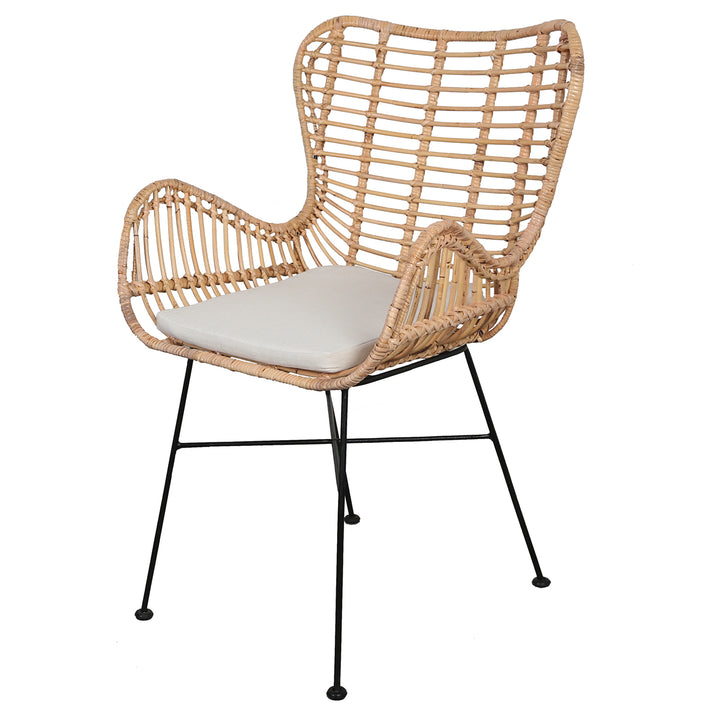 Monia rattan armchair