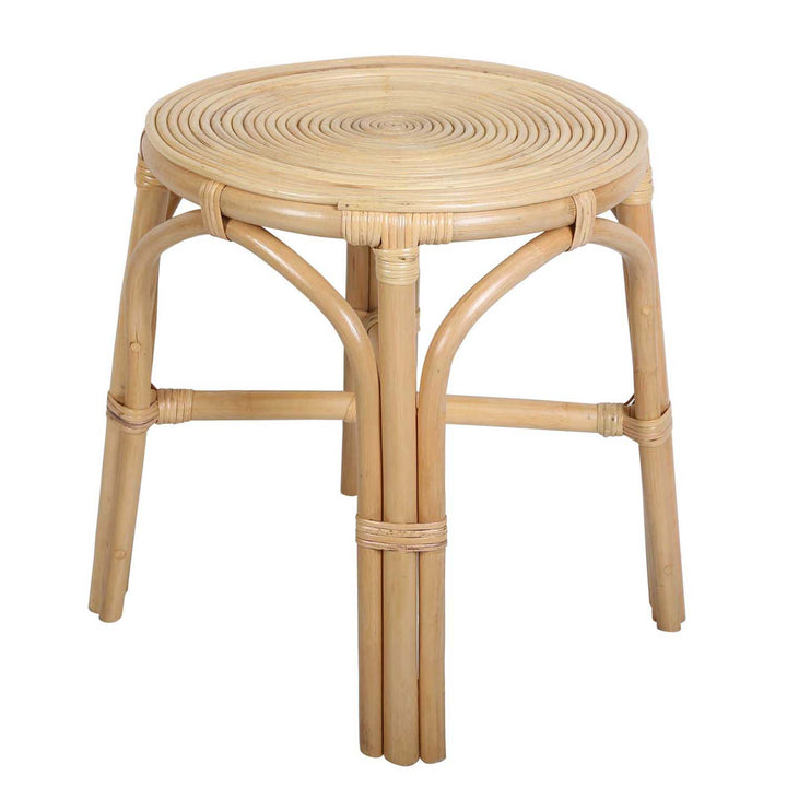 Deria rattan side table