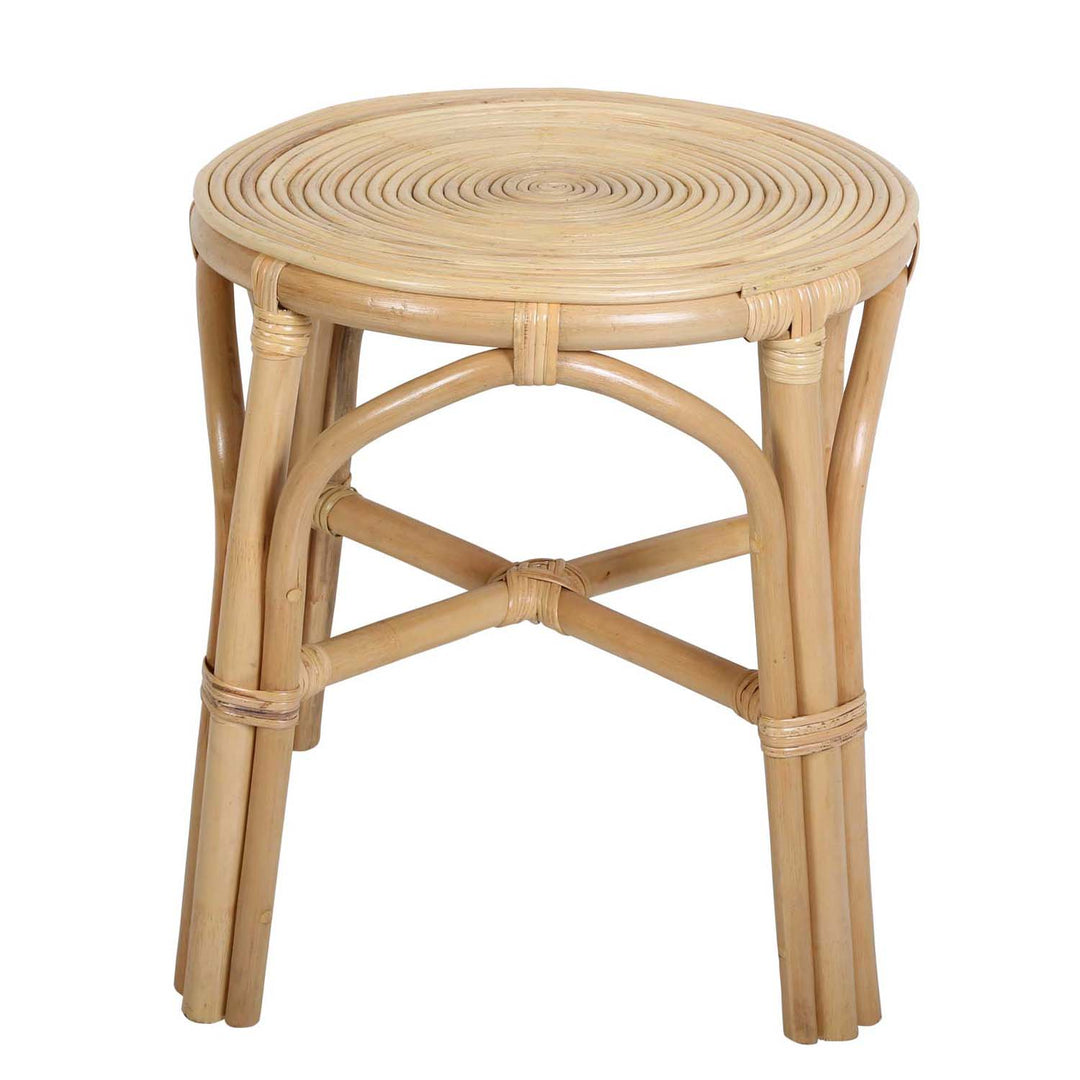 Deria rattan side table