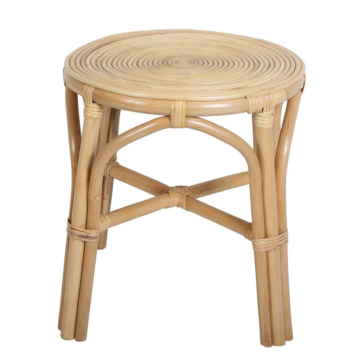 Deria rattan side table