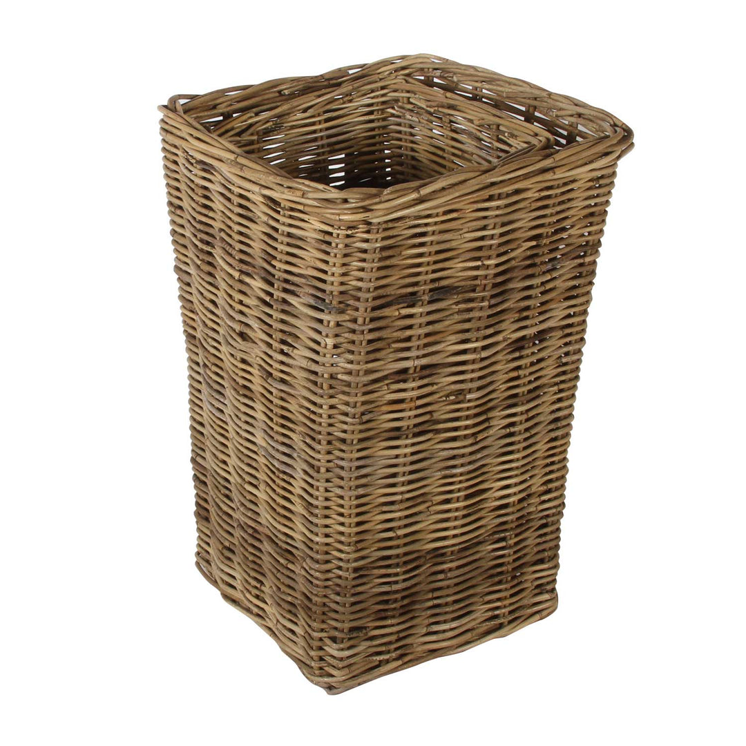 Rattan basket Barca, set of 2