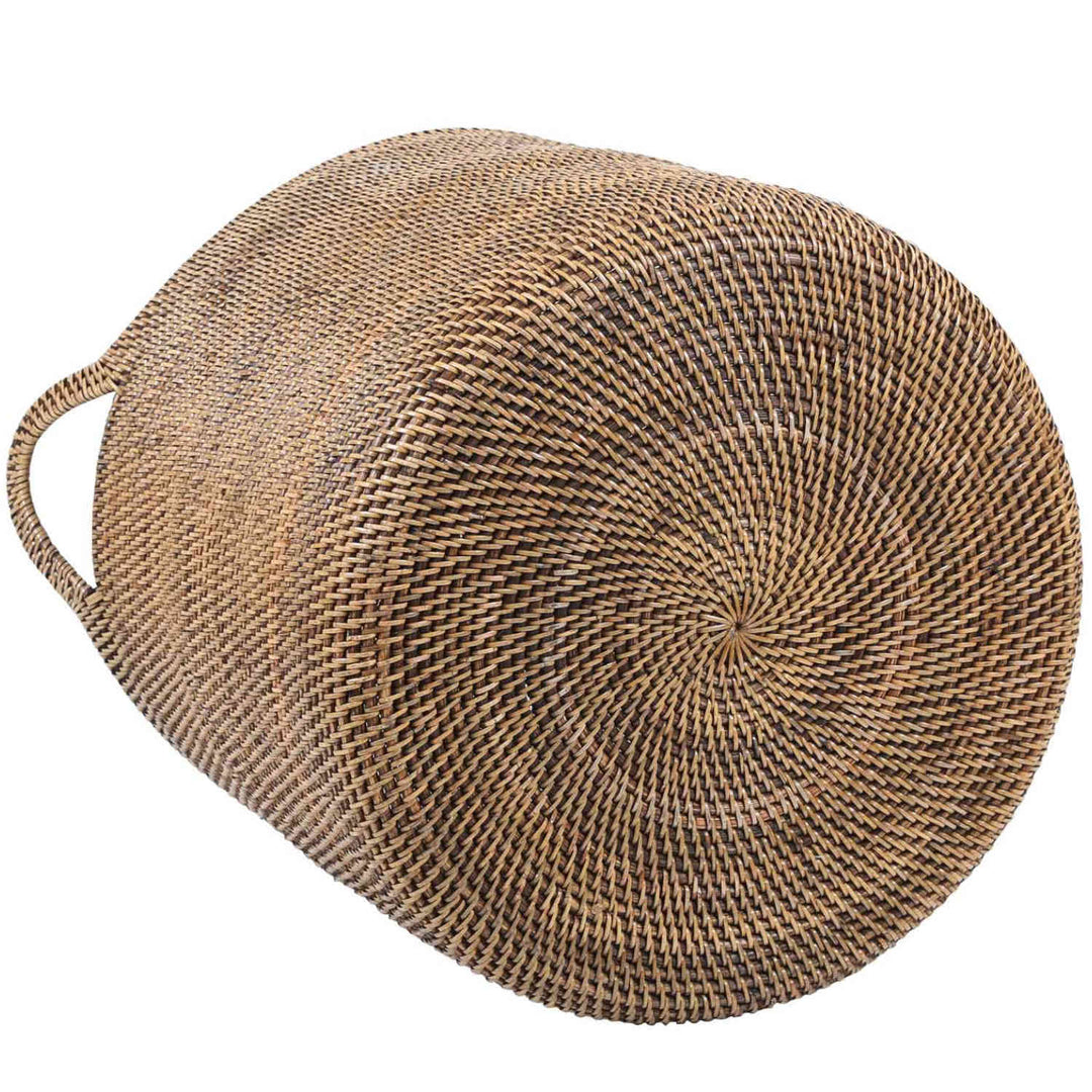 Elie Brown rattan basket with handle