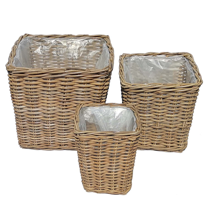 Rattan basket Turin