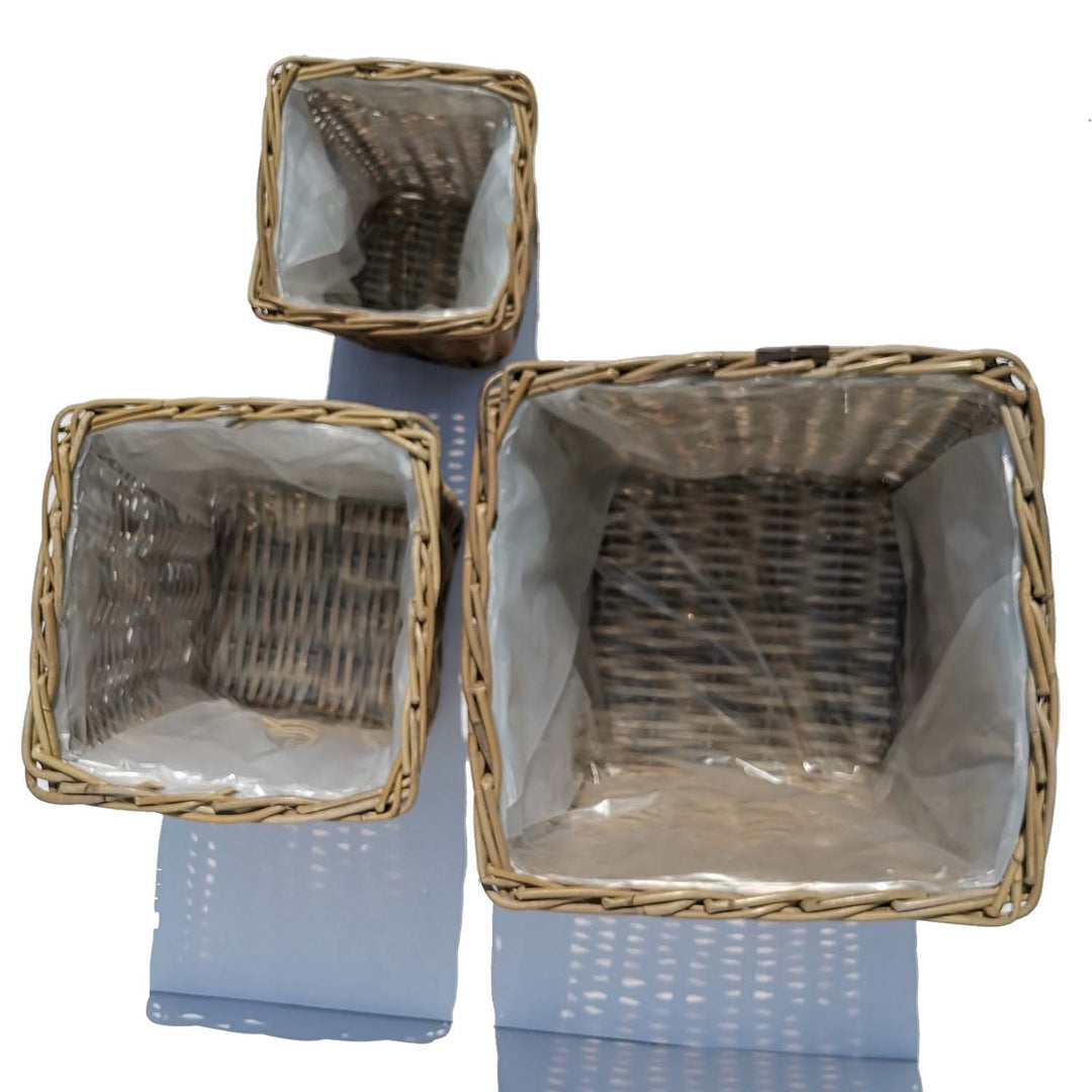 Rattan basket Turin