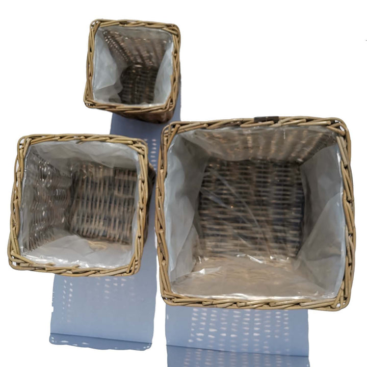 Rattan basket Turin