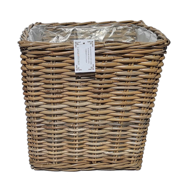Rattan basket Turin